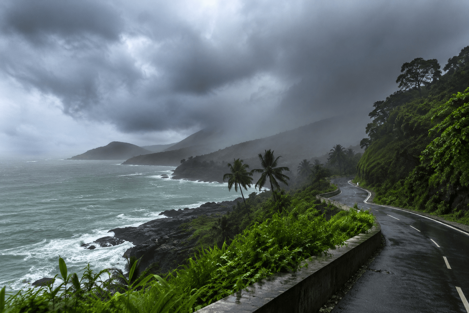 Monsoon Advance: Heavy Clouds Gather Over Goa, Karnataka & Kerala Coasts; Rains Cool Down Mumbai and Suburbs!