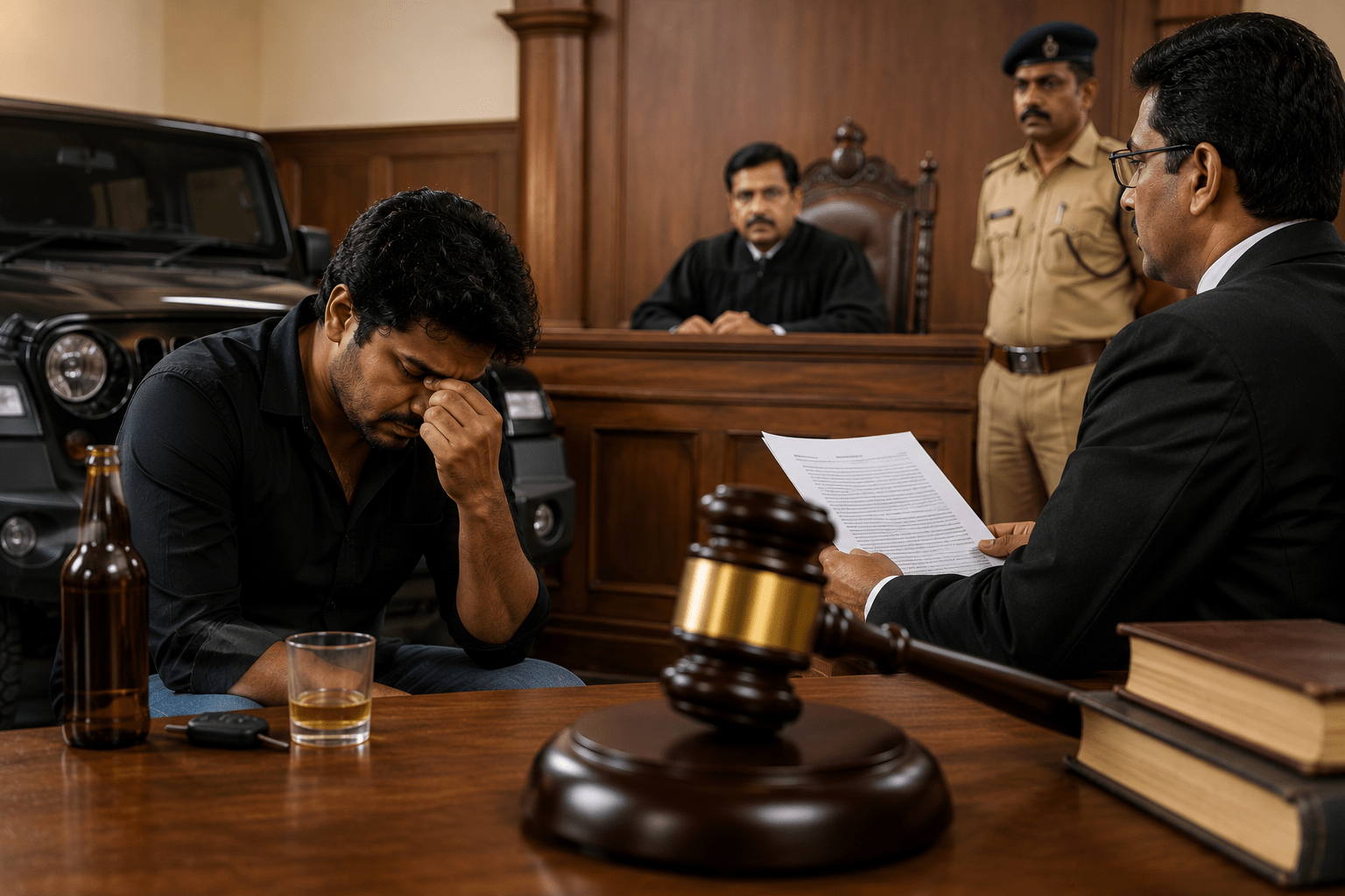 Strict Justice: Junnar Court Imposes ₹10,000 Fine on Drunk Mahindra Thar Driver within 24 Hours