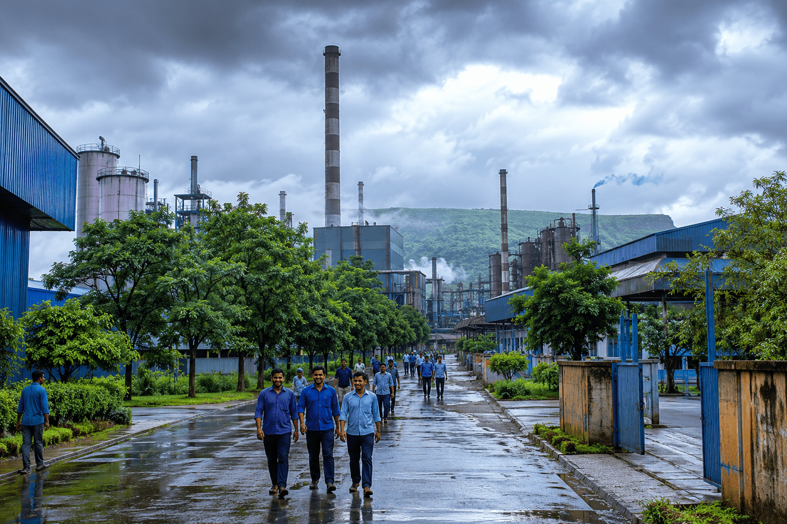 Rain Brings Relief to Ratnagiri: Lote Factories Reopen After Severe Water Crisis.