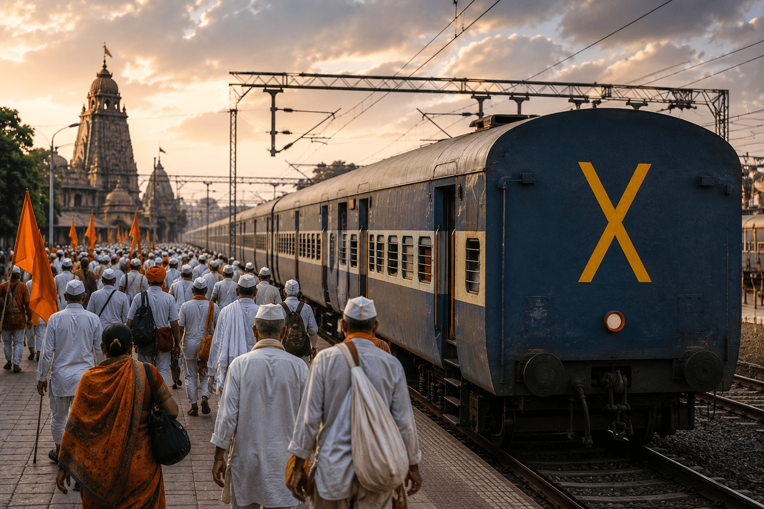 Ashadhi Ekadashi Special: Central Railway Announces 54 Special Trains to Pandharpur; Reservations Begin from July 1.