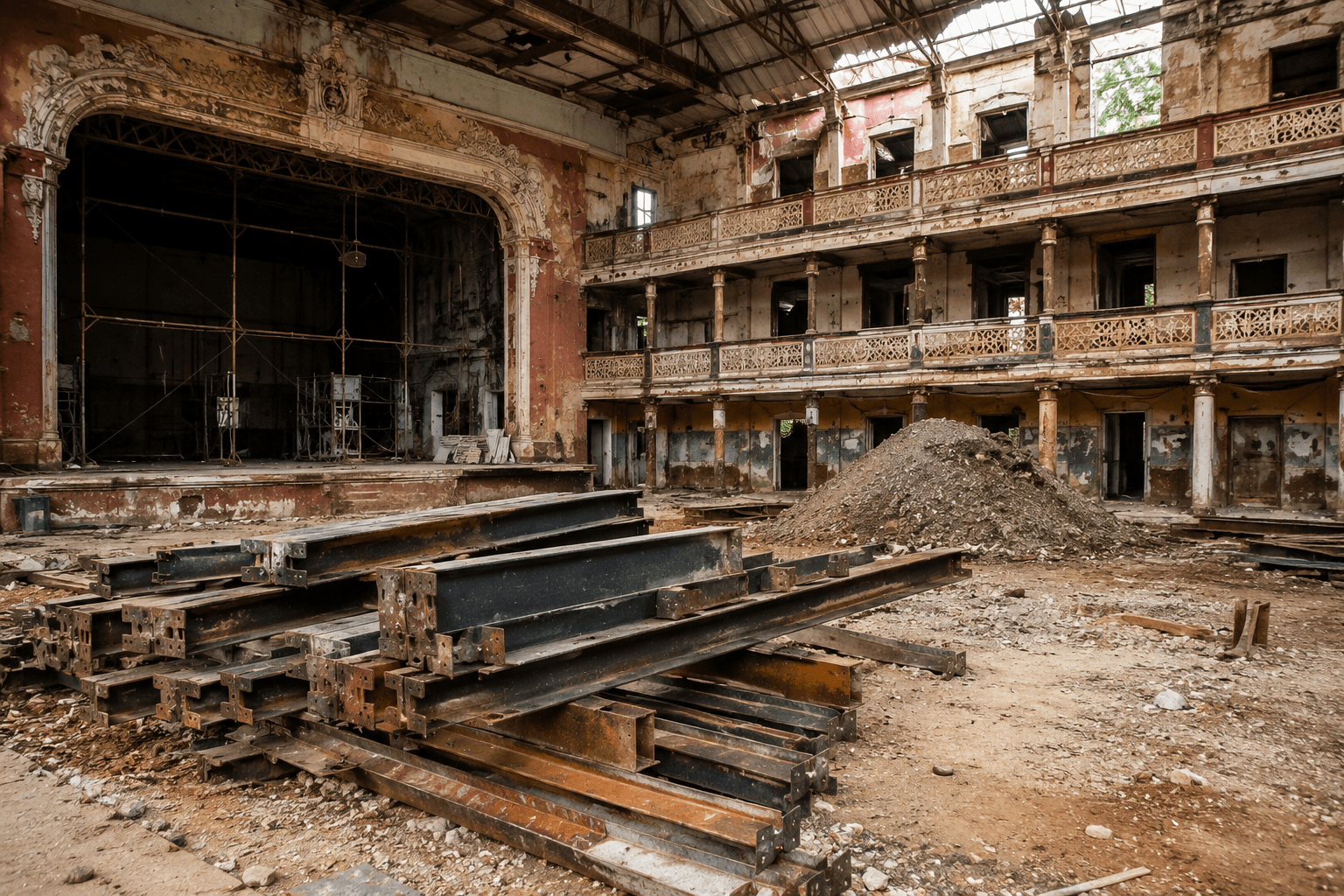 Where Did the Shahu-Era Girders Go? Controversy Erupts Over Keshavrao Bhosale Theatre Reconstruction in Kolhapur