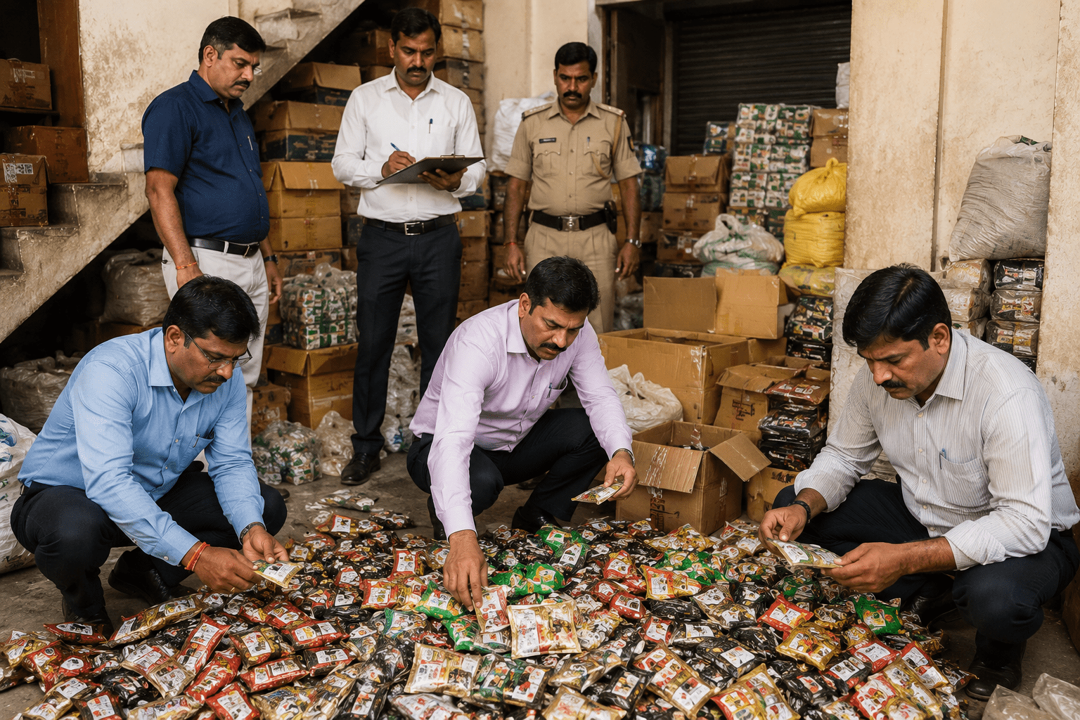 Major Crackdown on Gutkha Mafia in Indapur