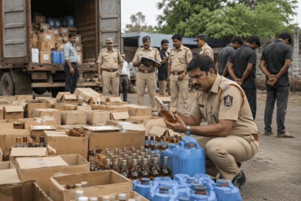 State Excise Department Registers 3,312 Cases and Arrests 2,757 in Major Drive.