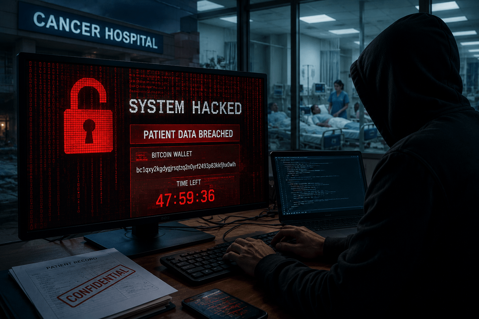 Cyber Attack on Chandrapur Cancer Hospital, Hackers Demand Bitcoin Ransom.