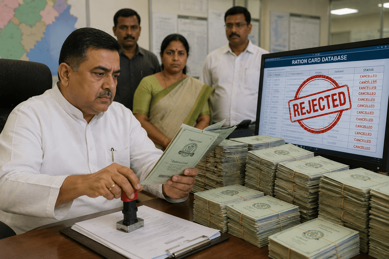 CM Suvendu Adhikari Announces Cancellation of 63 Lakh Fake Ration Cards.