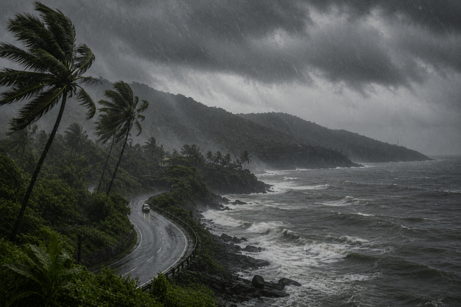 Heavy Rainfall and Stormy Winds Alert for Konkan and Kolhapur.