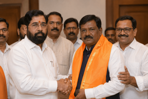 Yavatmal MLC Shock: Ex-Congress Candidate Sahebrao Kamble Joins Shiv Sena (Shinde Faction) After Dramatic Withdrawal