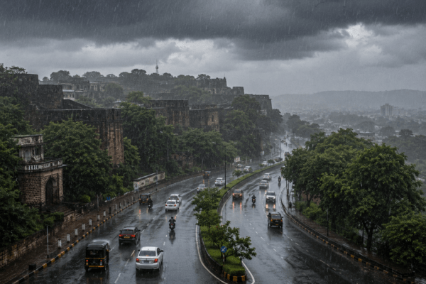 Monsoon Arrives in Maharashtra: Pune Placed on Yellow Alert as IMD Forecasts 4 Days of Heavy Rain and Thunderstorms