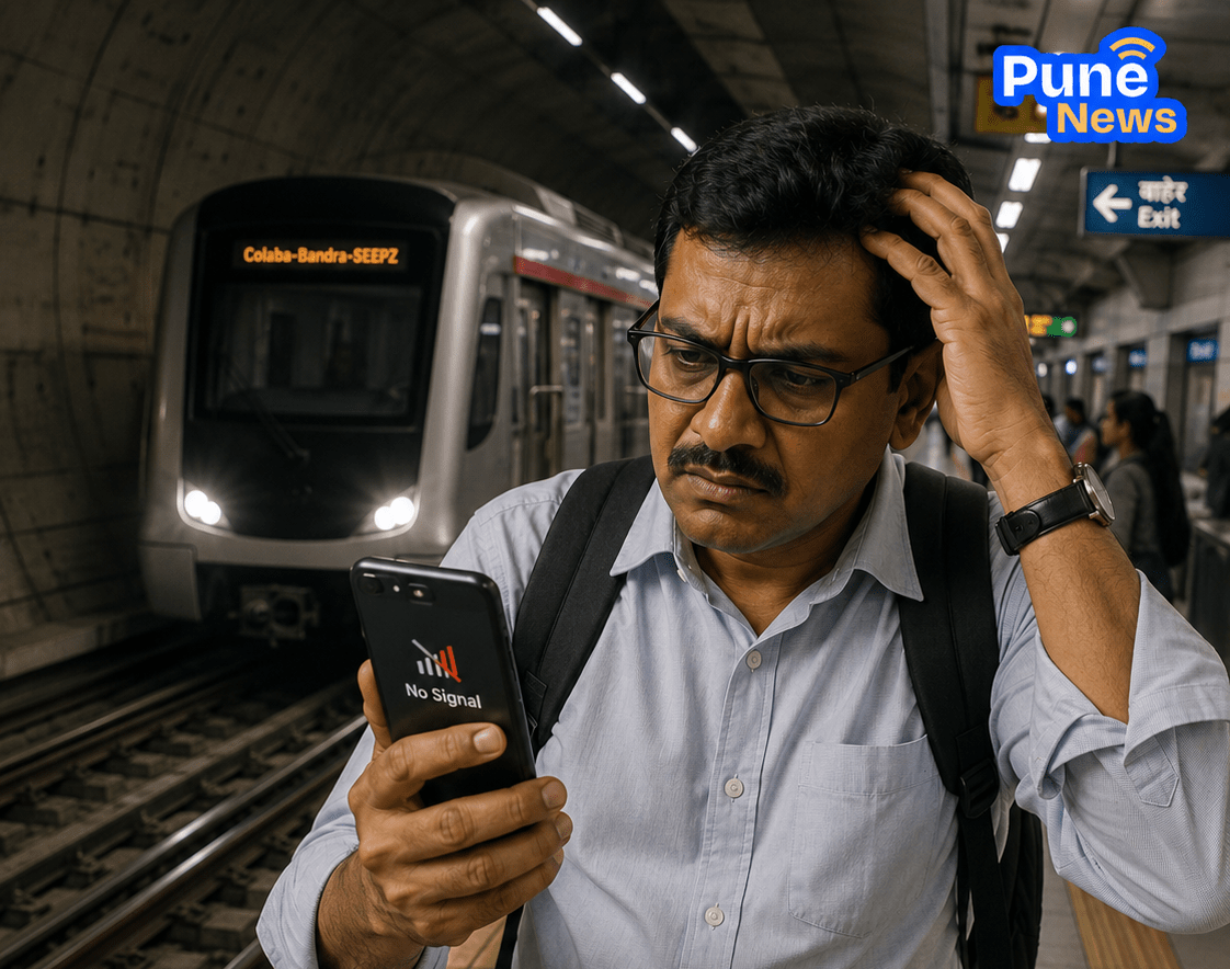 Why is there no network in Mumbai's Underground Metro?