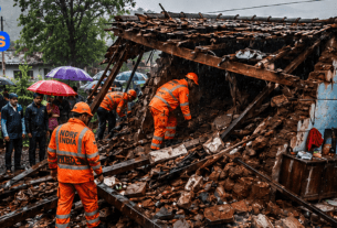 Husband Dies, Wife Critically Injured After House Collapses Amidst Heavy Rain!