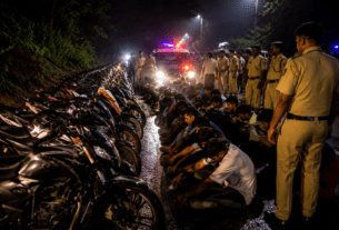 Midnight Crackdown in Kolhapur: 70-80 Cops Raid Panhala-Waghbil Ghat, 37 Hooligans Caught, 49 Bikes Seized for Illegal Racing