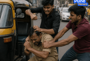 Shocking Incident in Kalyan: Rickshaw Driver Brutally Assaulted by Group of Youths;
