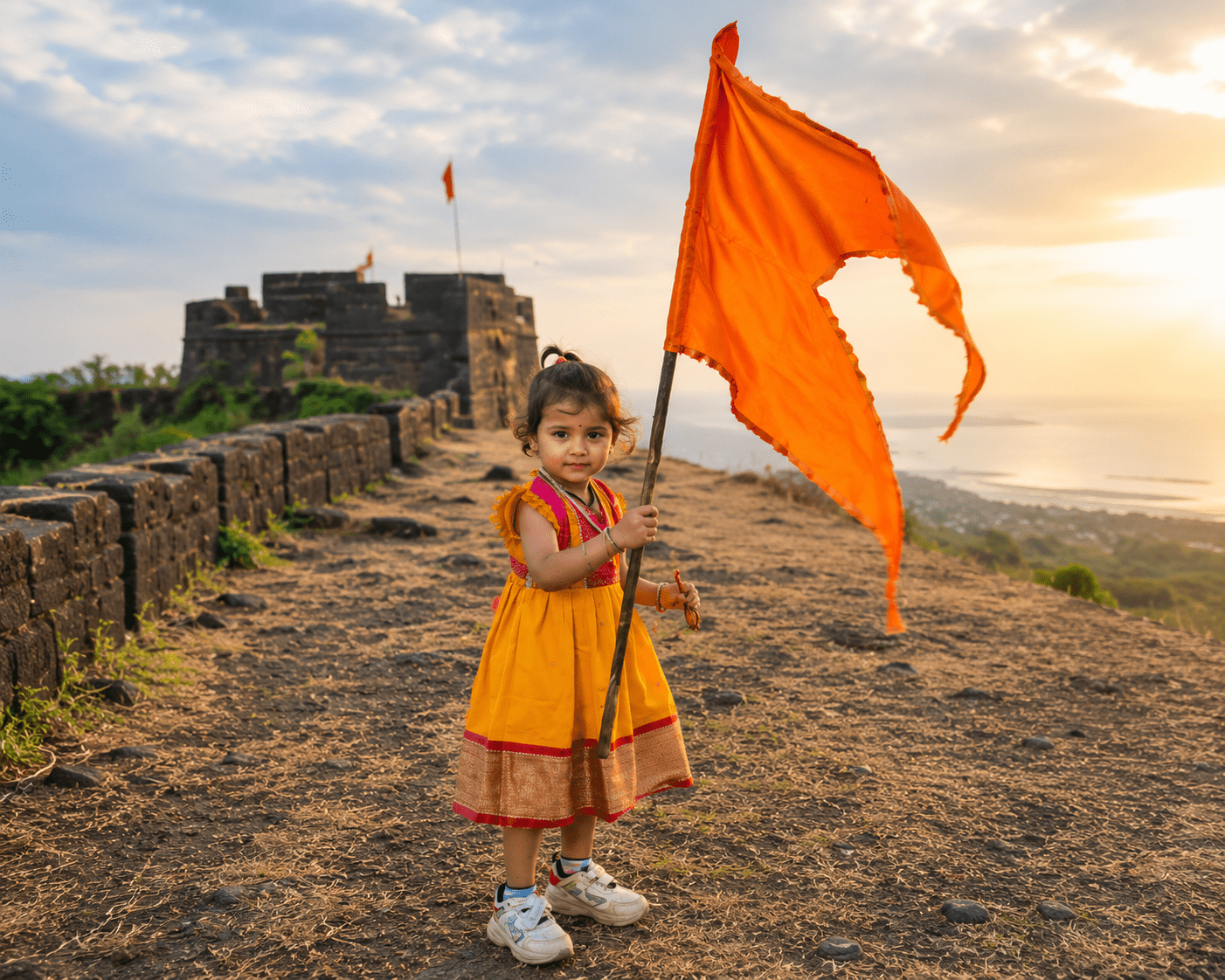 3.5-Year-Old Rajavardhani Conquers 75 Forts, Becomes World's Youngest Trekker!