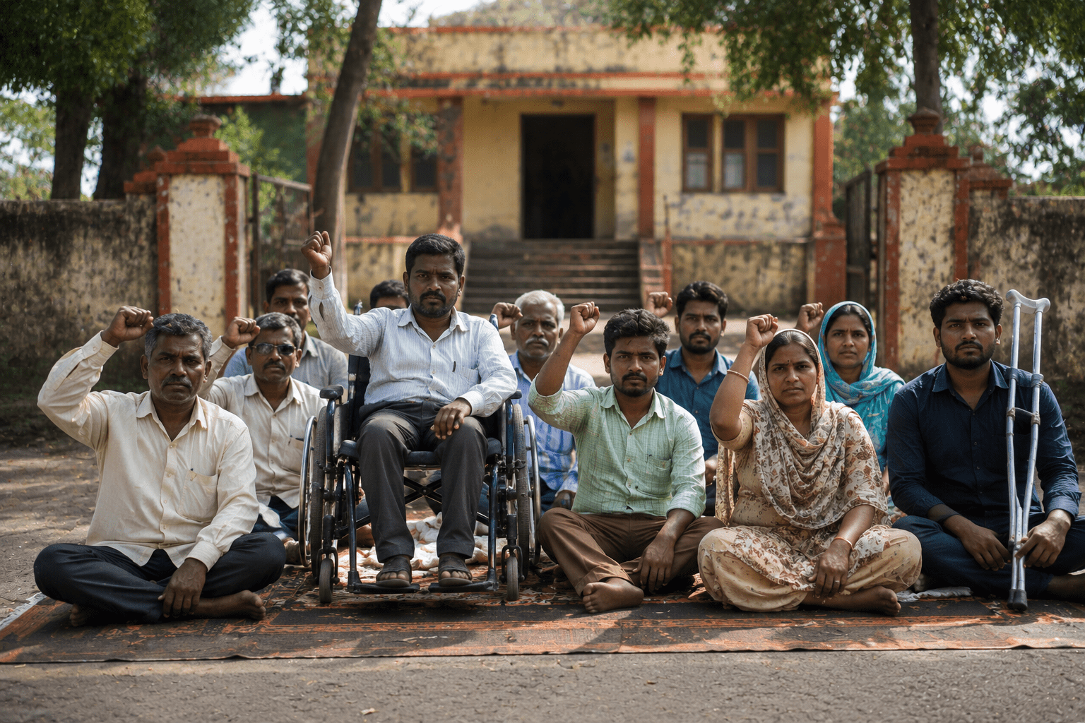 Raigad Disabled Welfare Funds Protest: Rasal Gram Panchayat Accused of Delaying 5% Allocation, Villagers Plan Collective Hunger Strike from June 9