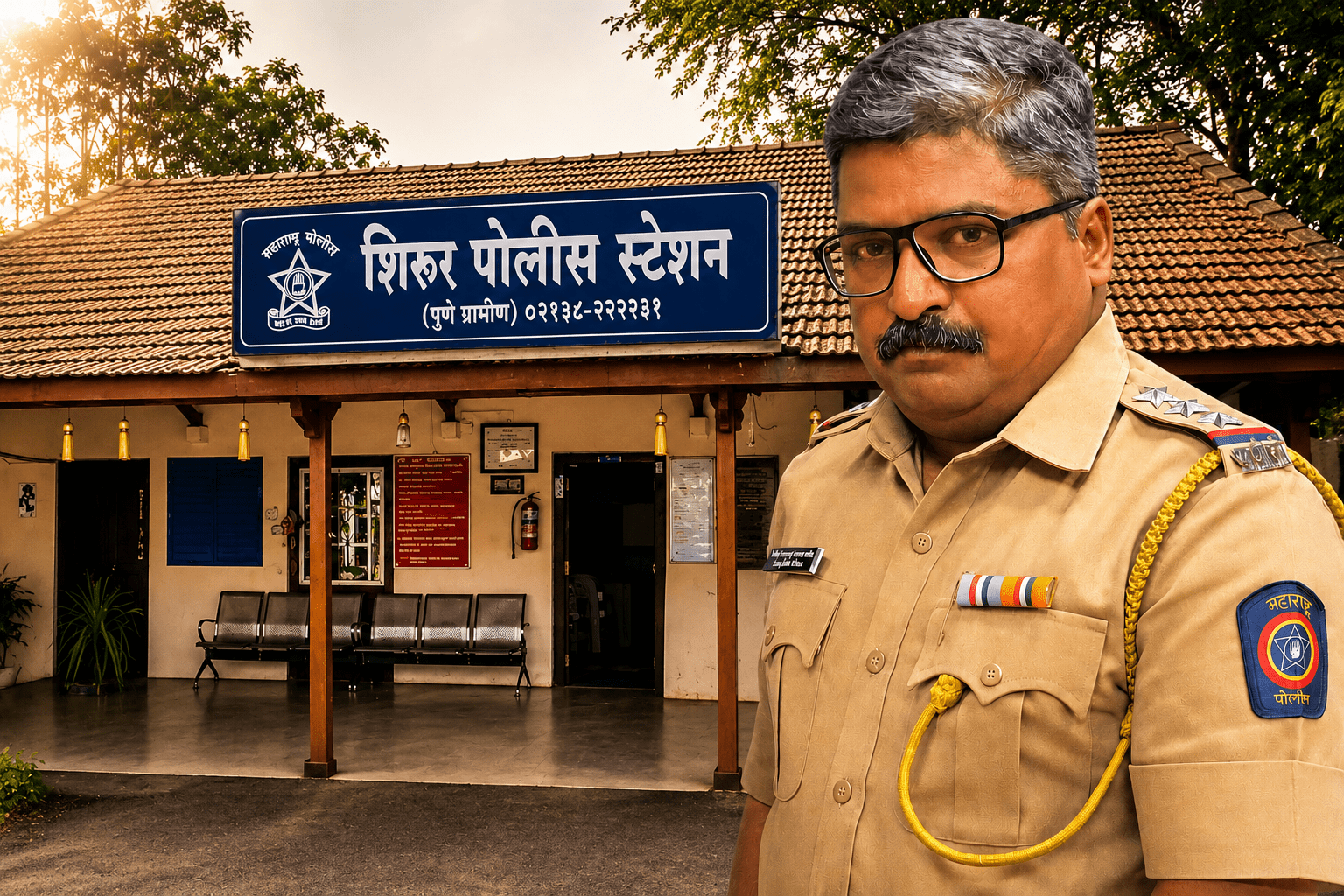 Shirur Police Station appoints Vinod Patil as Police Inspector
