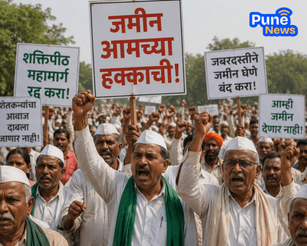 Massive Farmers' Protest in Kolhapur: Thousands Hit Streets Against 'Shaktipeeth Highway'