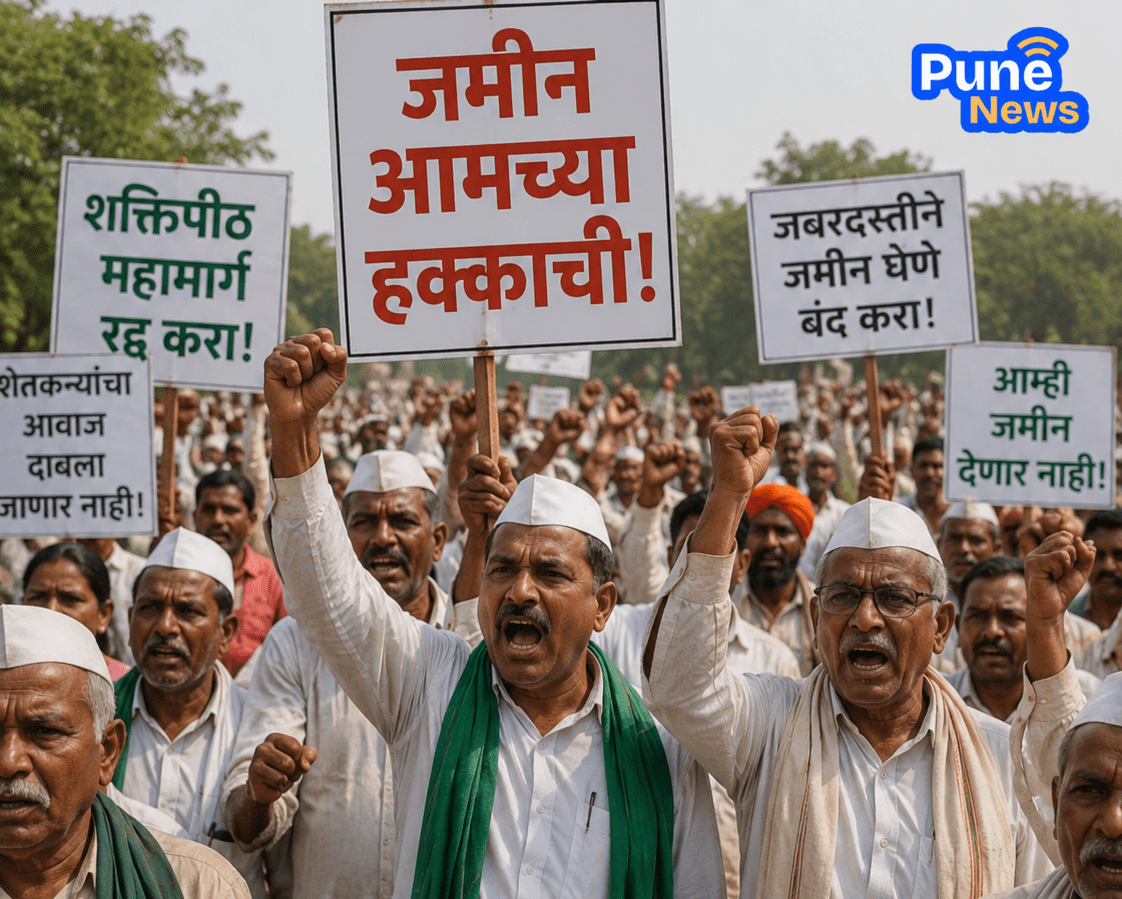 Massive Farmers' Protest in Kolhapur: Thousands Hit Streets Against 'Shaktipeeth Highway'
