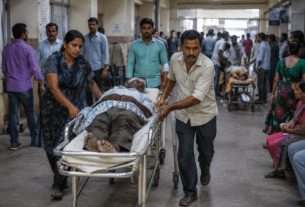 Healthcare in Shambles: Relatives Forced to Push Stretchers at Pune's Sassoon Hospital Due to Severe Class-IV Staff Shortage!