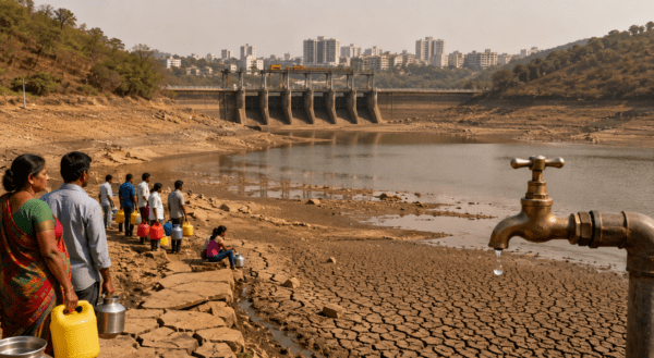 Pune Water Crisis: Alternate Day Water Supply Starts from Monday as Dam Levels Deplete; PMC Issues Strict Guidelines
