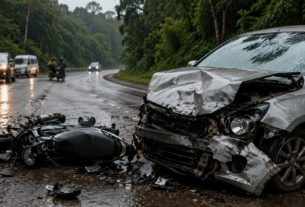 Tragic Turn in Goa: Elderly Couple Loses Way on Bambolim Highway, Hit by Speeding Car While Riding in Wrong Direction