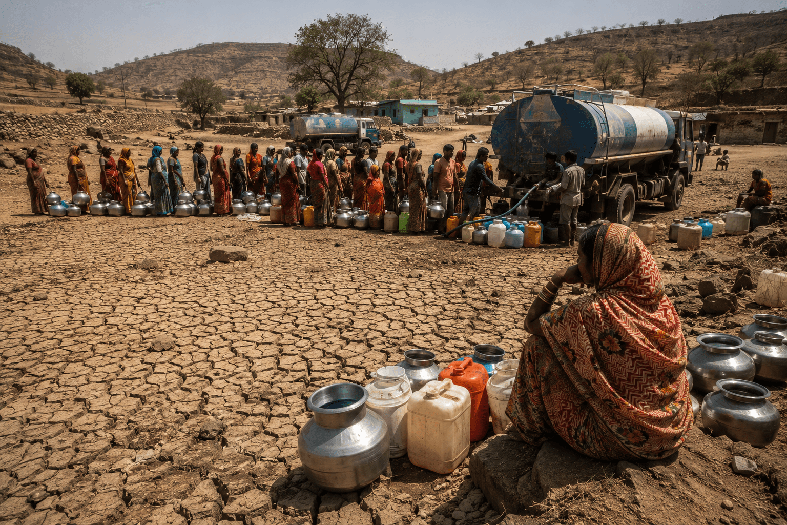 208 Villages and 776 Settlements Struggle for Water as Tanker Reliance Surges!
