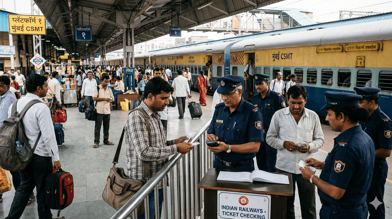 Indian Railways Crackdown: Minimum Fine for Ticketless Travel Doubled to ₹500 Under New Jan Vishwas Act!