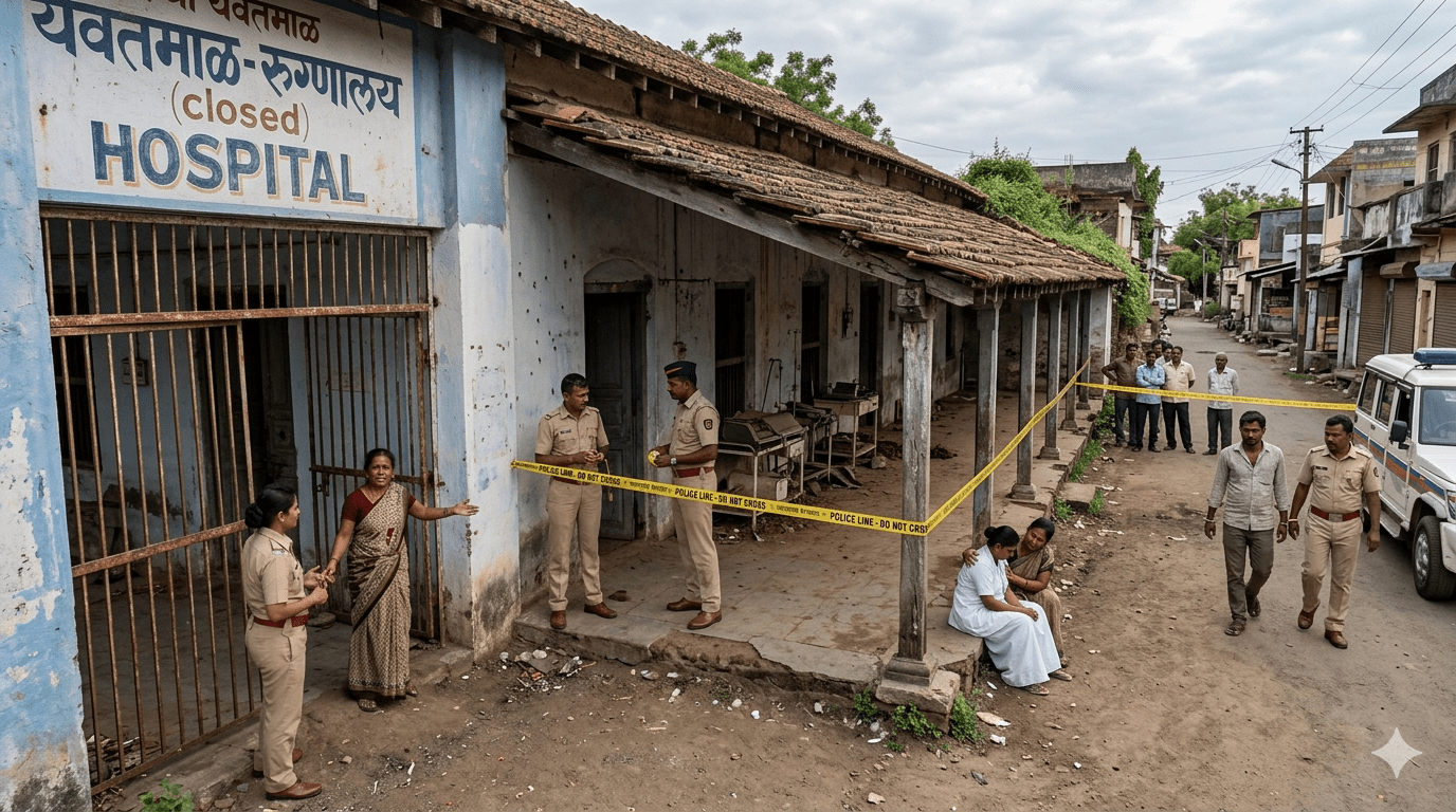 22-Year-Old Man Stabs Staff Nurse to Death in Yavatmal Hospital Corridor; Accused Arrested.