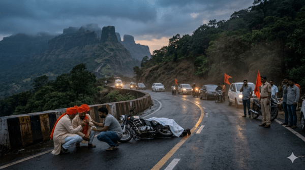 Satara Youth Dies in Accident While Returning Home from Raigad Fort!
