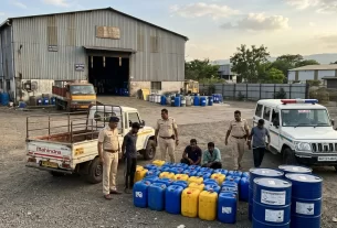 Three-Member Gang Arrested for Stealing Acid Cans Worth Lakhs from Chemical Warehouse!