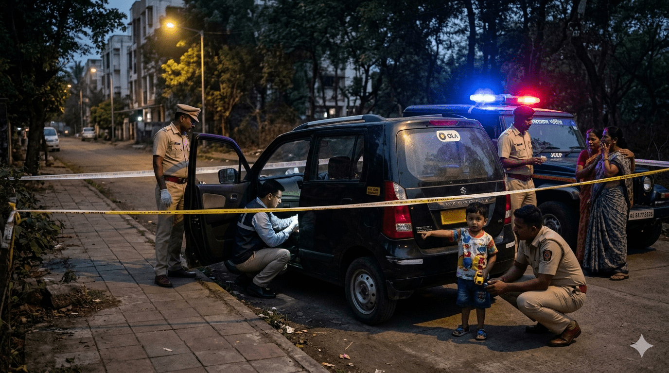 Married woman and Ola cab driver found dead in car; 3-year-old son reveals the tragedy!
