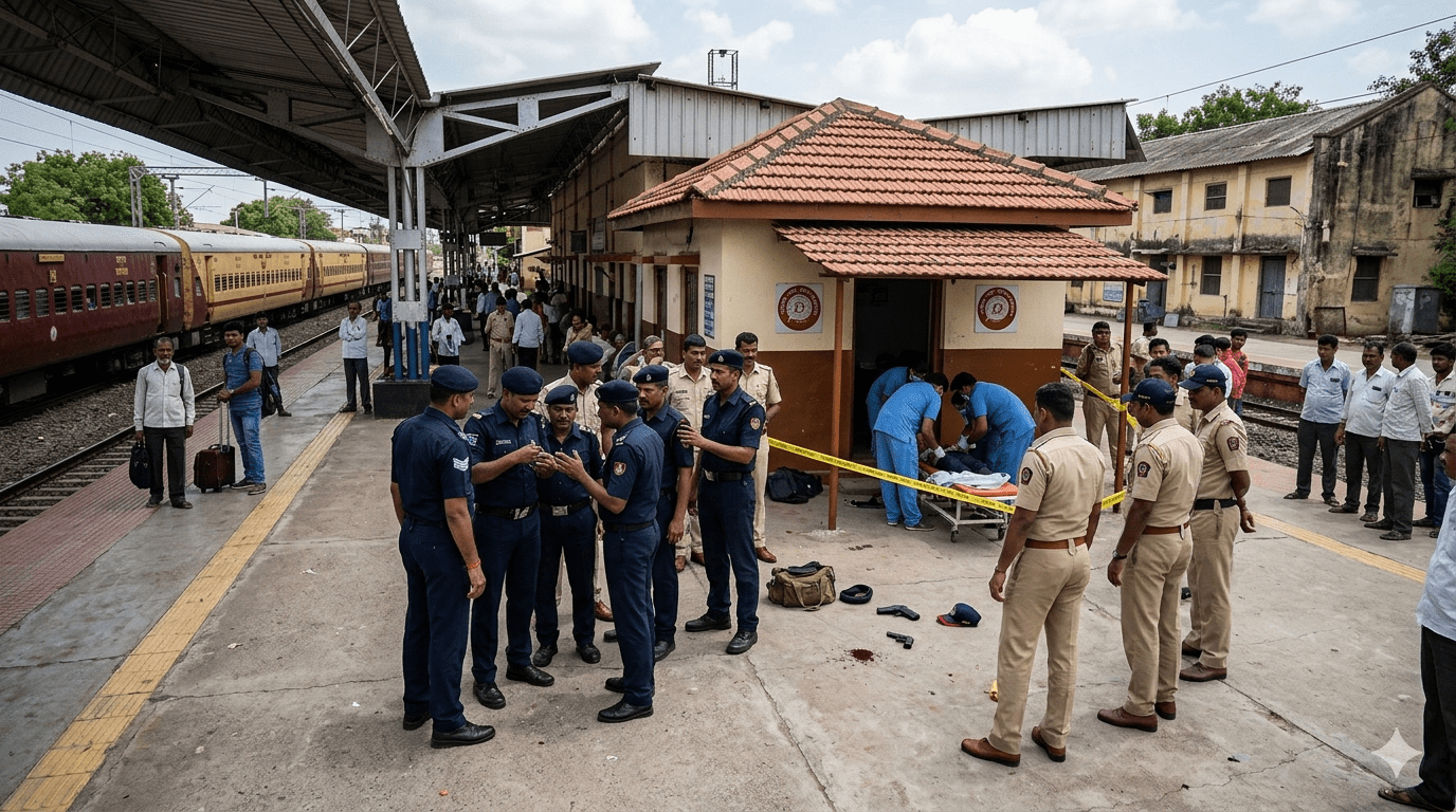 Shocking Incident at Amalner Railway Station: RPF Assistant Sub-Inspector Attempts Suicide by Shooting Himself