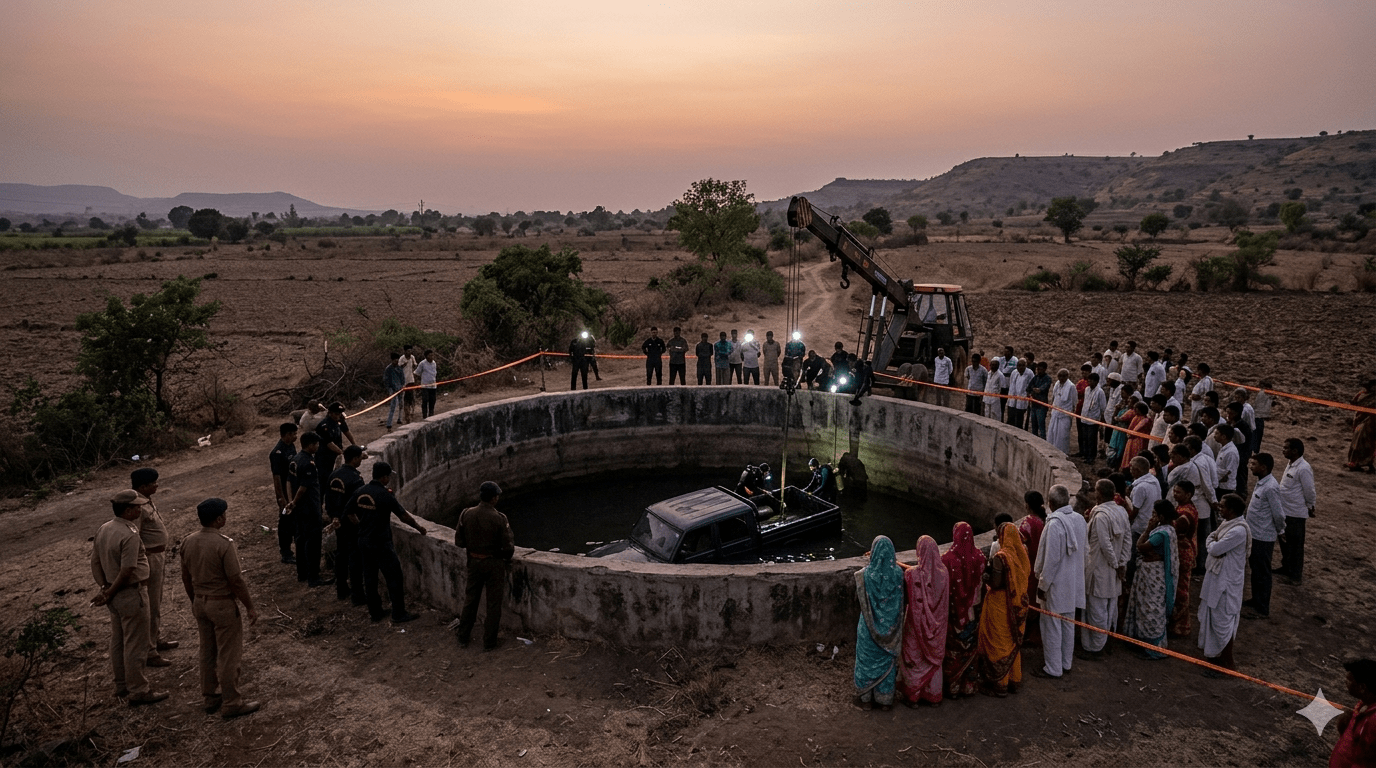 8 Members of Pandharpur Family Perish as Pickup Falls into Well During Pilgrimage