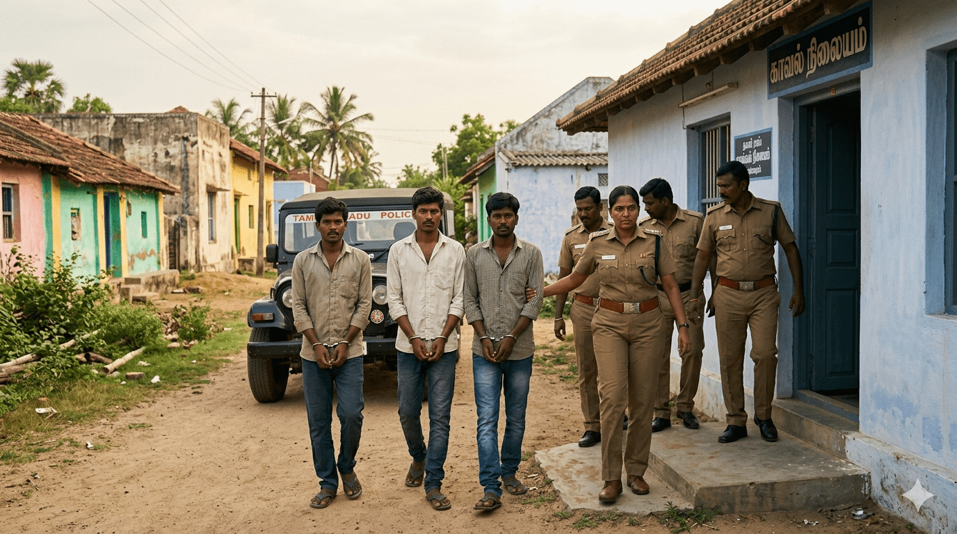 Married Woman Police Constable Gang-Raped by Three Men