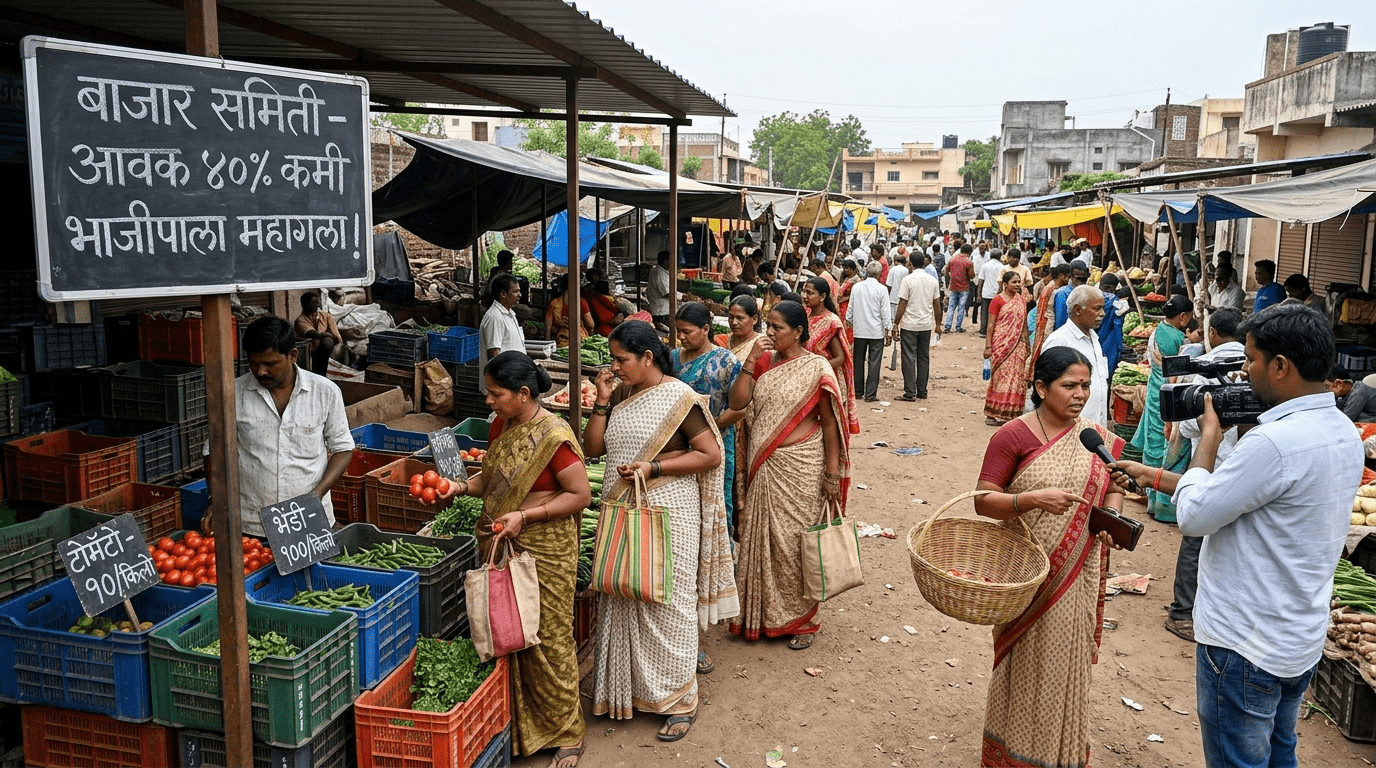 Delayed Monsoon Sparks Vegetable Price Surge: Supply Plummets by 40% as Prices Skyrocket