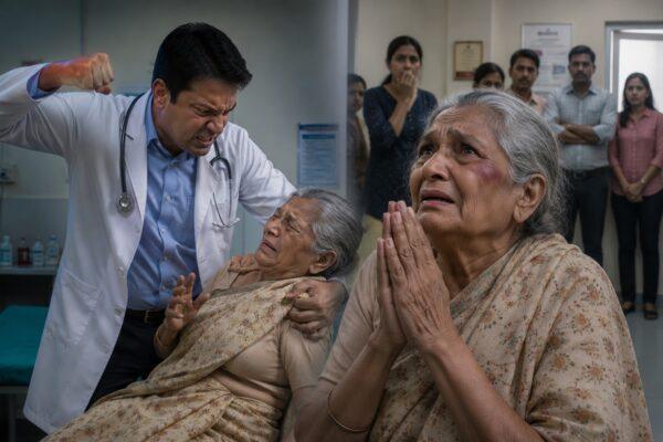 Shocking Incident in Pune: Doctor Assaults Elderly Patient During Treatment, Threatens Her After She Cries in Pain.  
