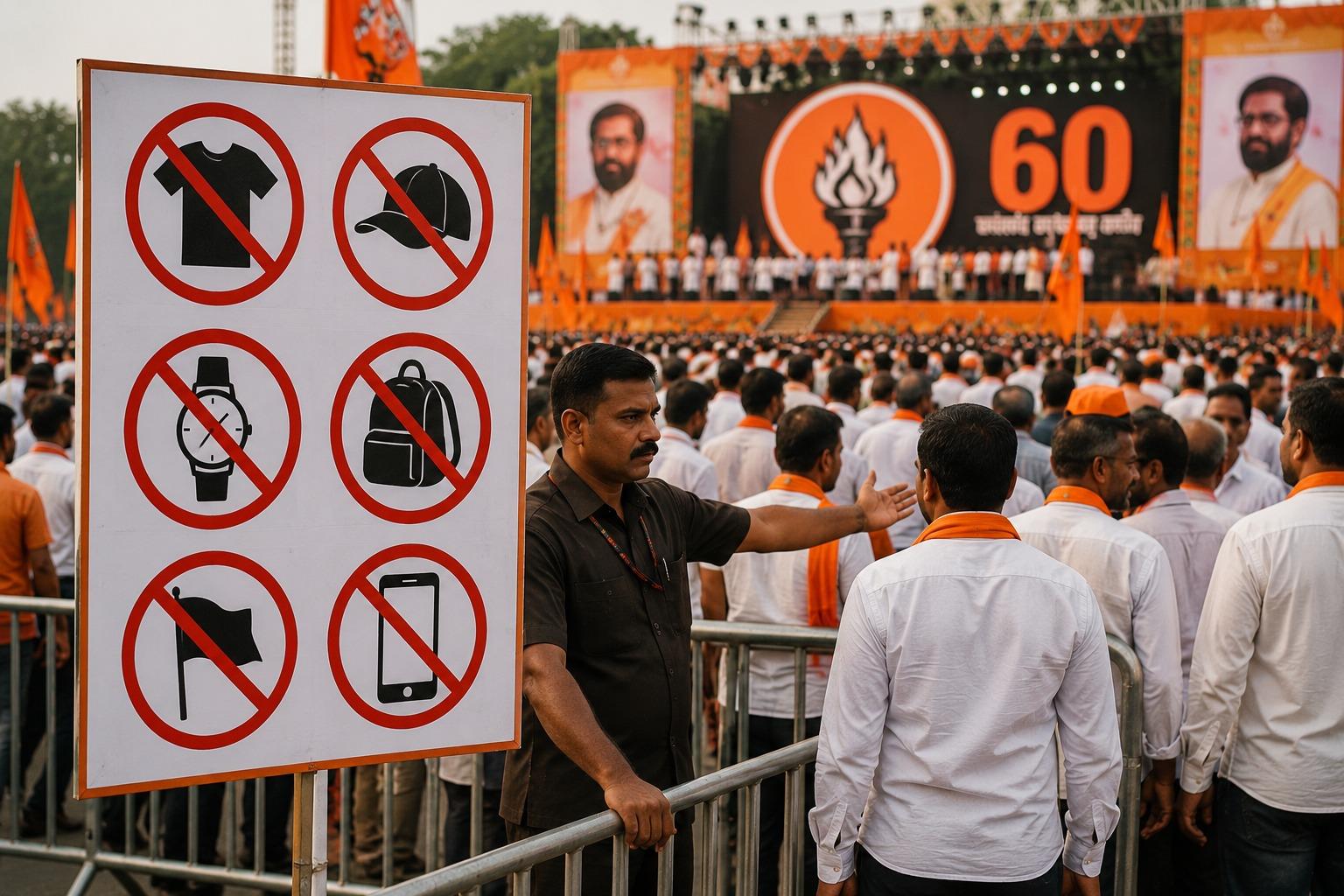 Dress Code for Eknath Shinde’s Shiv Sena 60th Anniversary Rally in Goregaon.