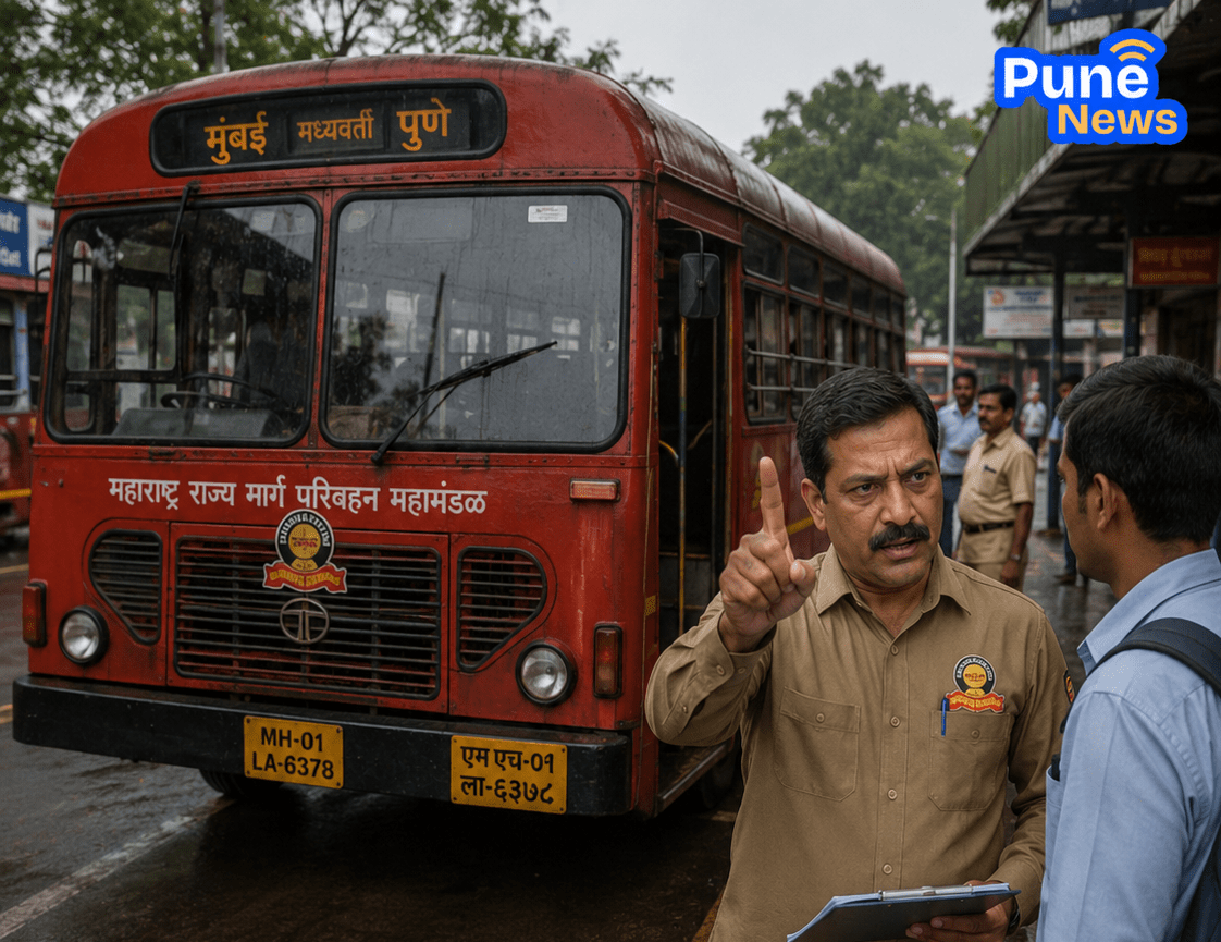 Strict Action by MSRTC: Bus Drivers and Conductors to Face Salary Deductions for Unauthorized Stops!