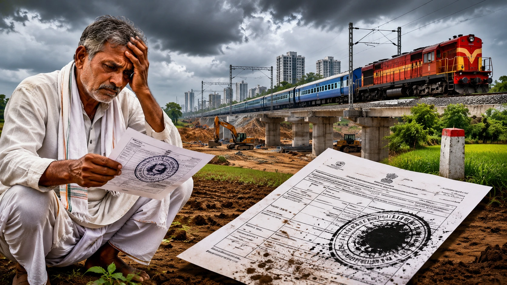 Pune-Nashik Railway Project Scrapped, But Farmers Trapped