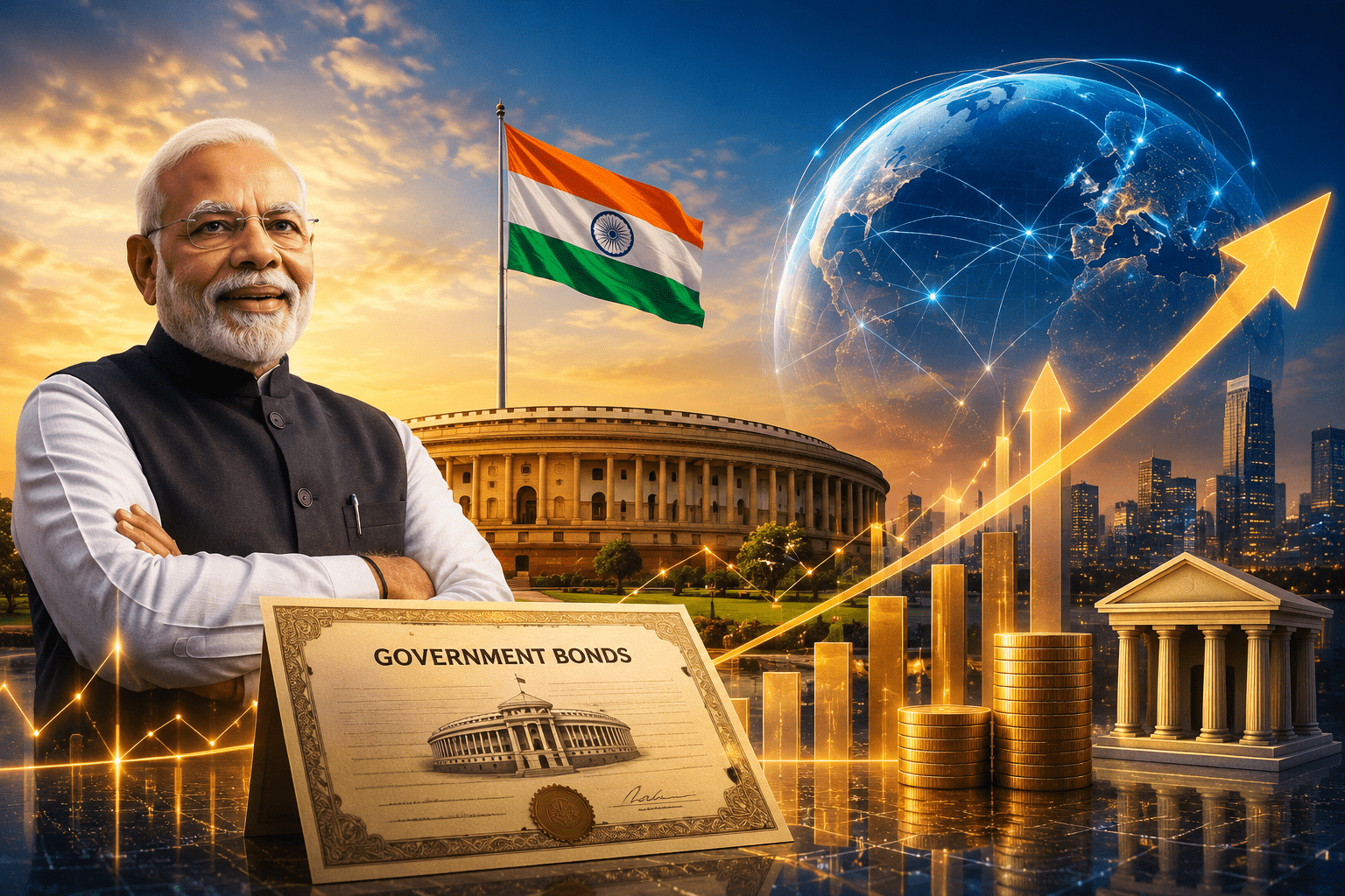 Modi Government Scraps Capital Gains Tax for Foreign Investors on Govt Bonds