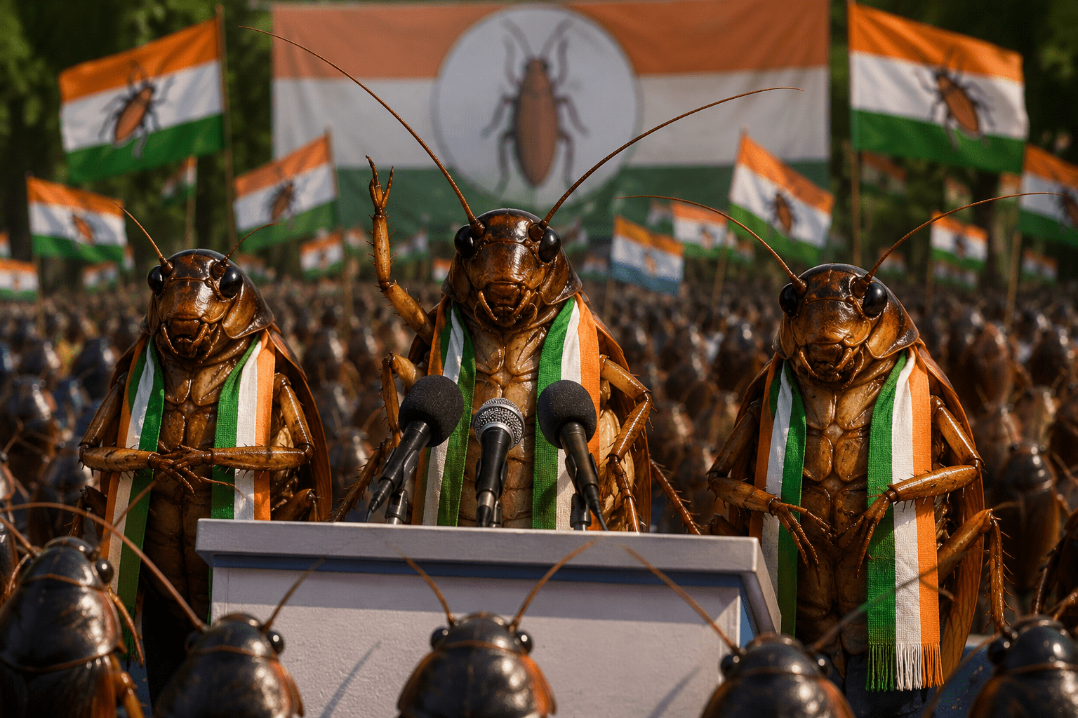 Cockroach Janata Party Gears Up: Appoints 3 New Spokespersons to Lead Political Discourse Ahead of June 6 Protest!