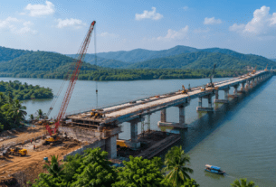 Construction of ₹1,200 Crore Revdanda Creek Bridge Accelerates!