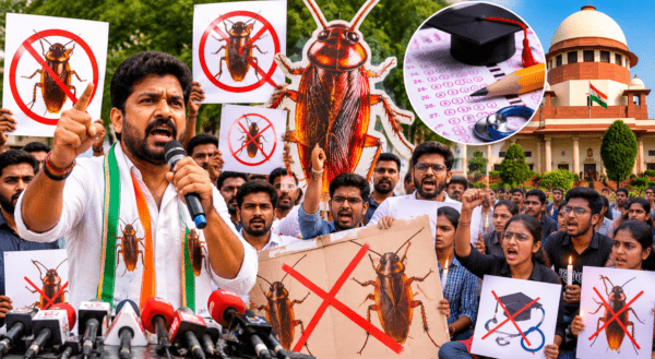 Unique Protest by Abhijeet Dipke Against NEET Paper Leak, Warns Government of Consequences!
