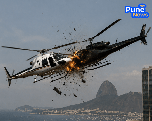 Horror in the Sky: Two Helicopters Collide in Brazil, Six Dead; Shocking Video Surfaces!
