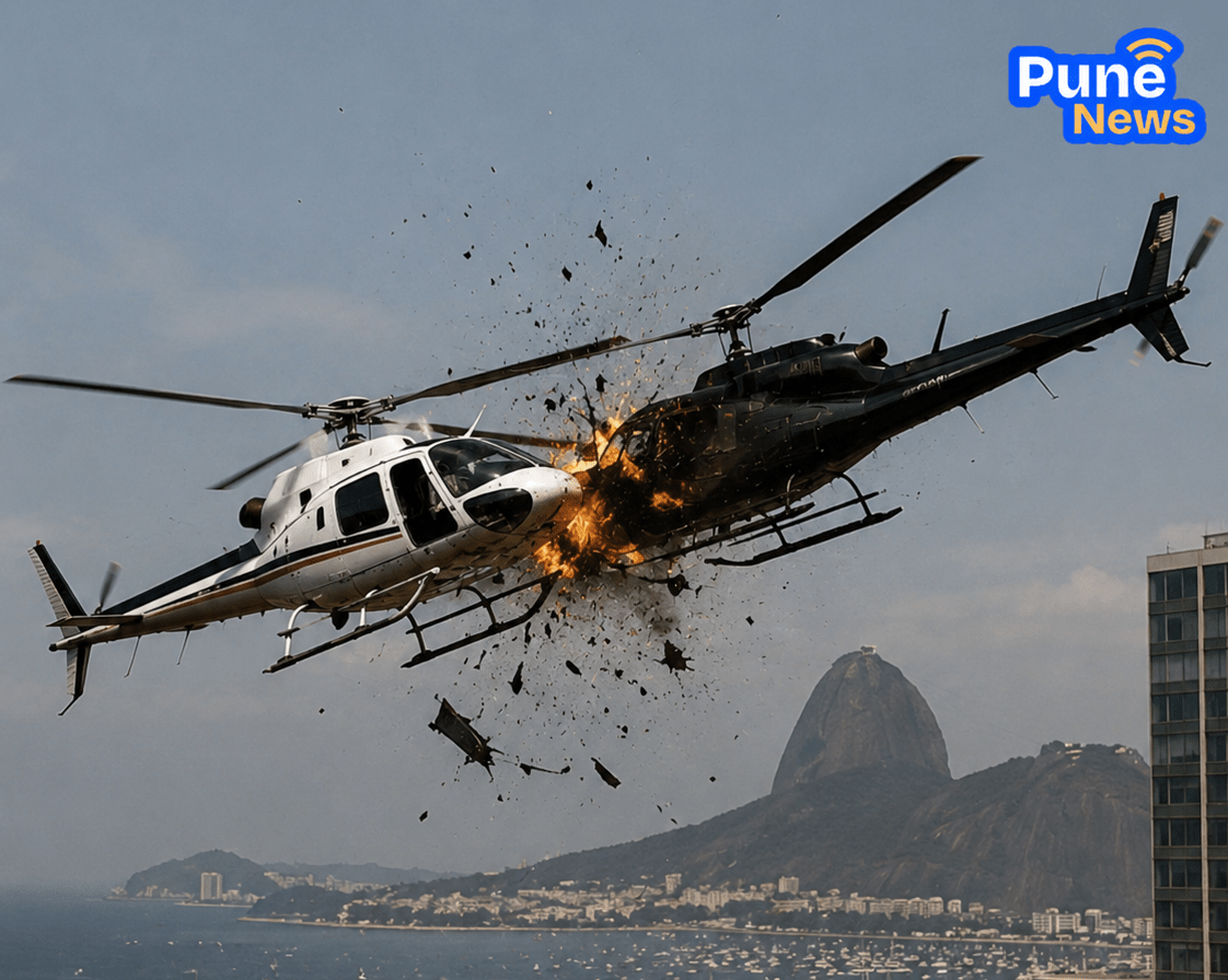 Horror in the Sky: Two Helicopters Collide in Brazil, Six Dead; Shocking Video Surfaces!