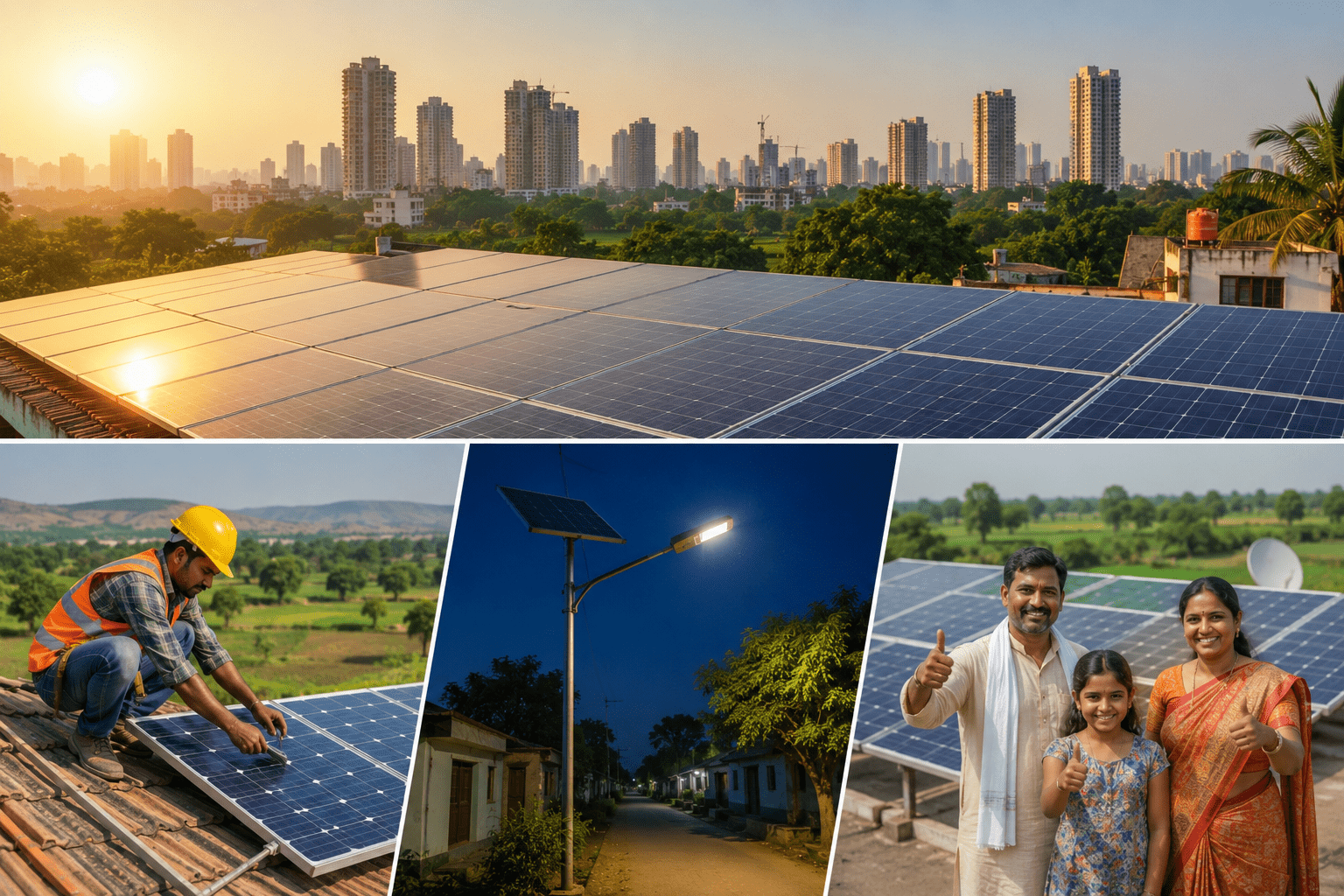 Secures Second Place Nationally with Over 6 Lakh Rooftop Solar Installations! सूर्यघ