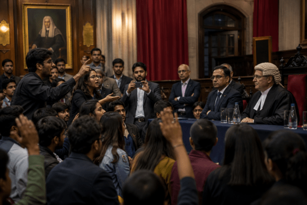 Student Disrupts Event Over 'Cockroach' Remarks!
