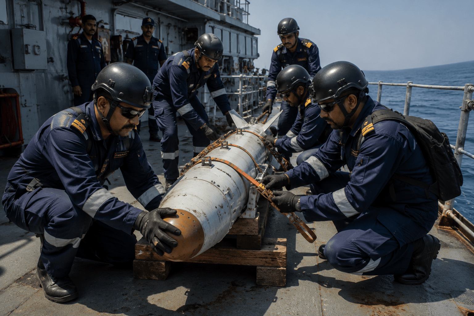 Unexploded Missile Safely Removed from Crude Oil Tanker off Oman Coast!