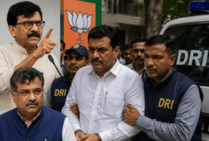 BJP Office-Bearer Ajit Acharekar Arrested by DRI; Sanjay Raut Targets Ravindra Chavan!