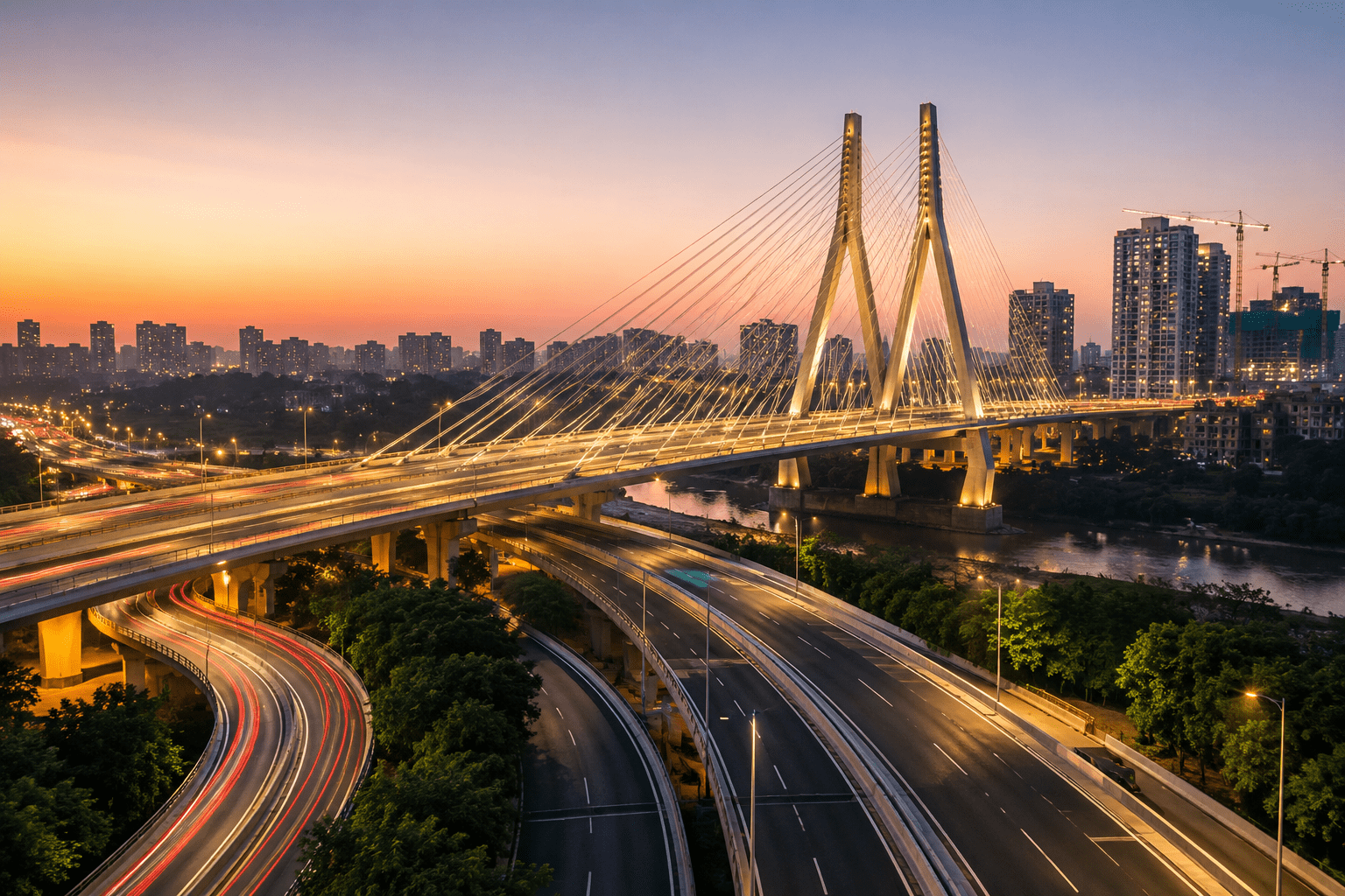 Six-lane cable-stayed bridge to connect Andheri and Goregaon; end to traffic woes