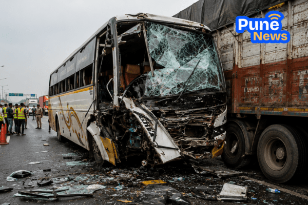 Horrific Accident on Samruddhi Expressway 25 Injured!
